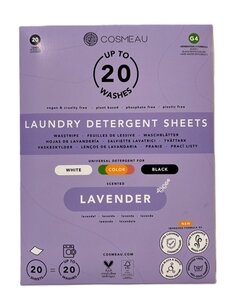 lavendel wasstrips, 20 stuks cosmeau