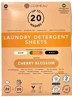 Wasstrips Cherry Blossom, Cosmeau 20 stuks