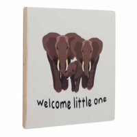 tegeltje als cadeau, welcome little one