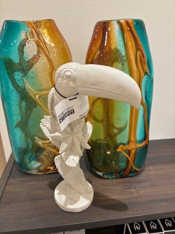 toucan, decoratief voor in huis bij concept blanco