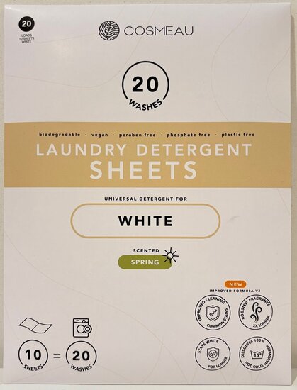 Wasstrips witte was, Cosmeau 20 stuks