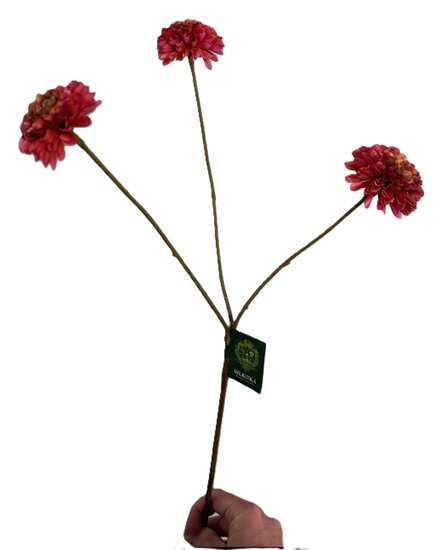 kunsttak, korenbloem roze rood