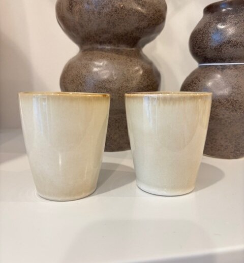 set van 2 koffiekopjes