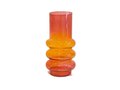Glazen Vaas met Bollingen Rood/ Oranje Gloed, 26 cm