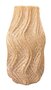 Vaas, lichtbruin beige met wave structuur